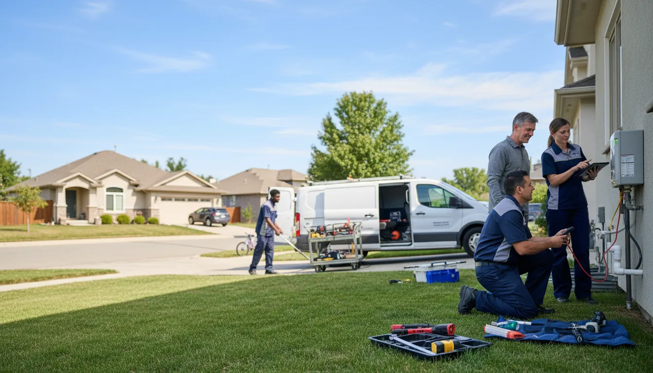 Tankless water heater service in Lambrook, AR